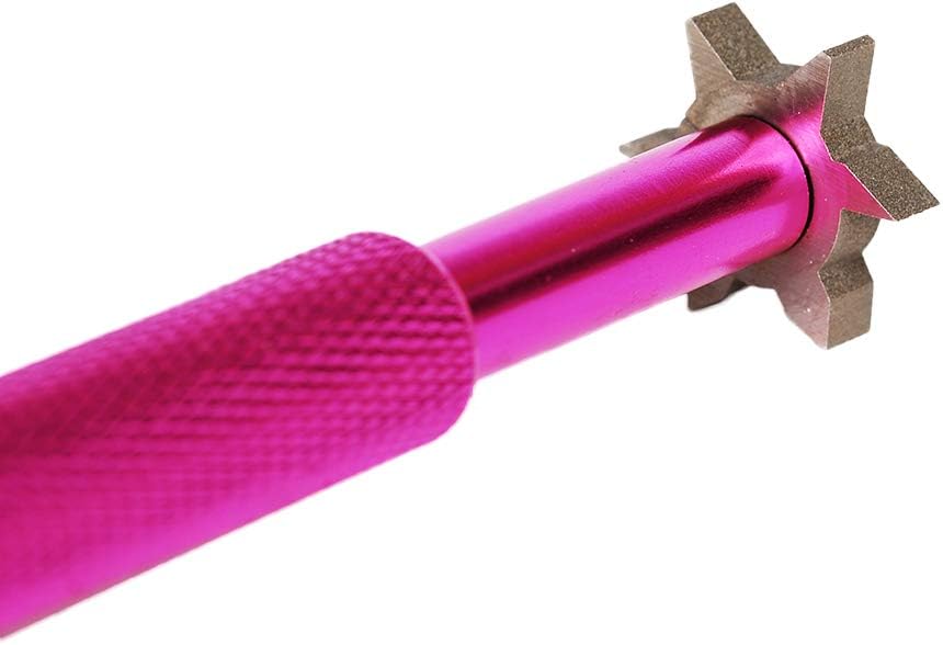 HIFROM Groove Sharpener with 6 Heads - Golf Club Groove Sharpener Re-Grooving Tool and Cleaner for All Irons Pitching Sand Lob Gap and Approach Wedges and Utility Clubs ¡­