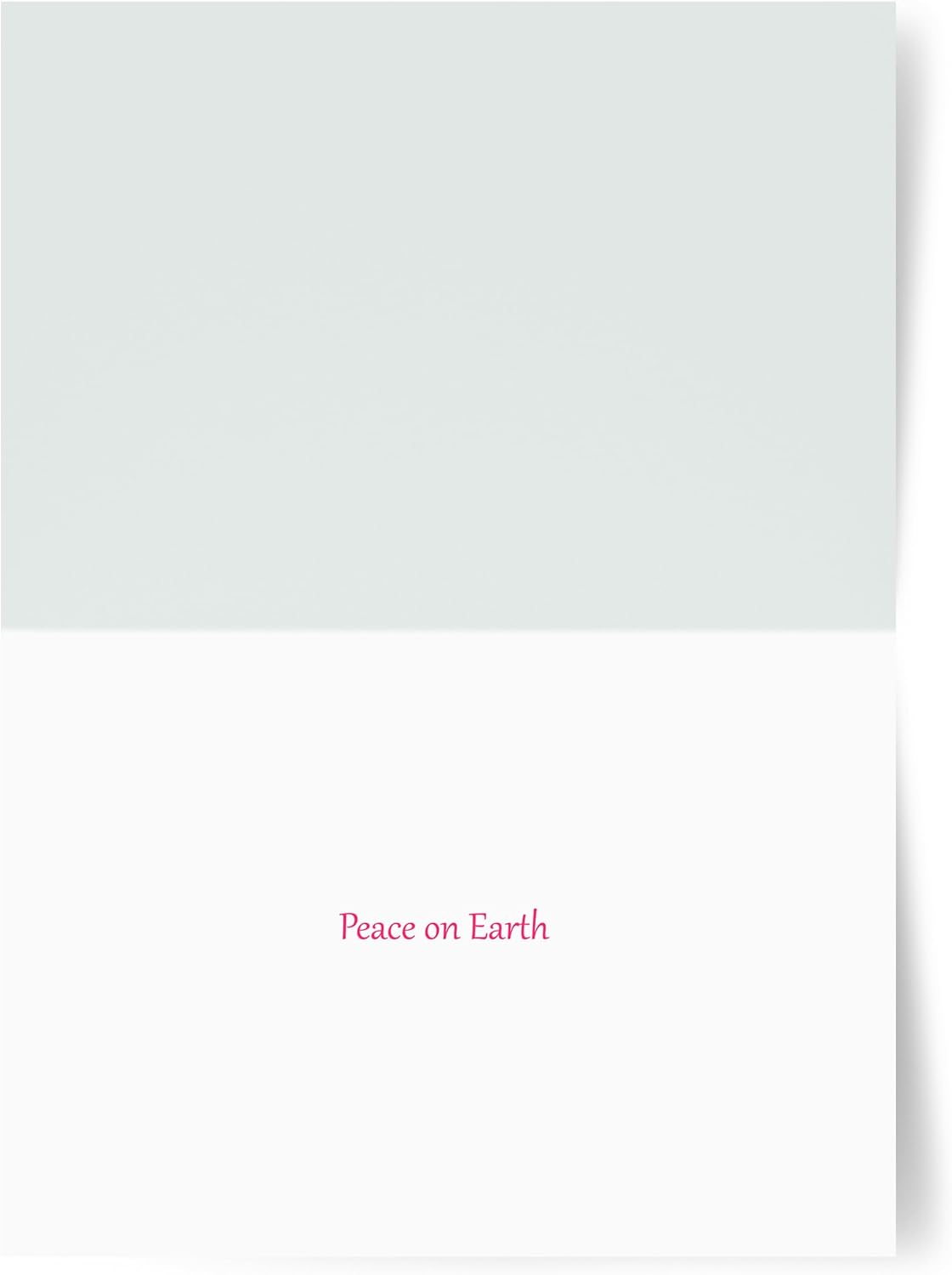 Photographic Happy Holidays Cards, Snowy Trees (6 Cards with White Envelopes)