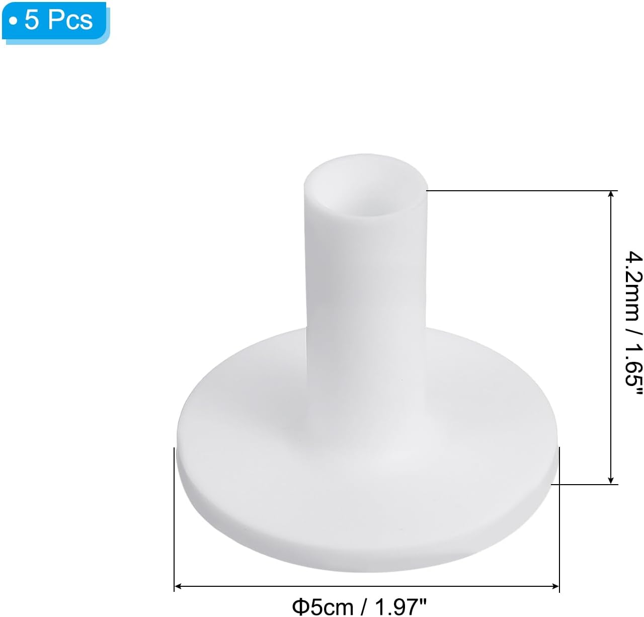 PATIKIL Rubber Golf Tees, Tall Practice Training Driving Range Tee Stable Ball Holder