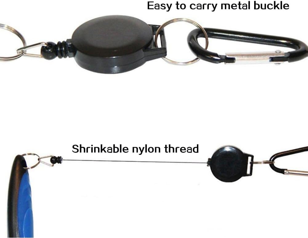 Golf Towels, Golf Towel and Brush Set, with Microfiber Waffle Design Golf Towel 16" X 24" with Hook and Loop Fastenerl and Retractable Zip-line Golf Club Brush (Blue)