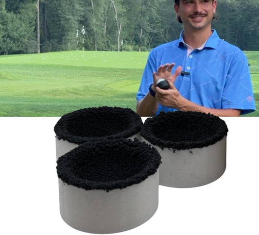 Lunas Ball Washer- 3 Pack - Golf Ball Cleaner for Golf Balls, Golf Cart Accessories for Cleaning Golf Ball, Compact Magnetic Golf Towel Golf Ball Washer for Golfers