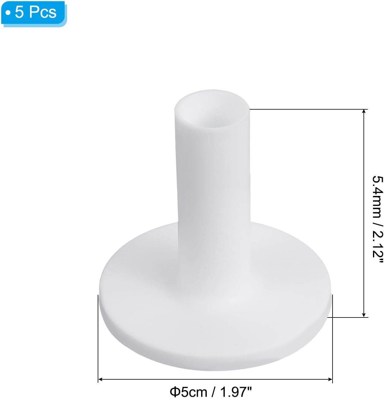 PATIKIL Rubber Golf Tees, Tall Practice Training Driving Range Tee Stable Ball Holder