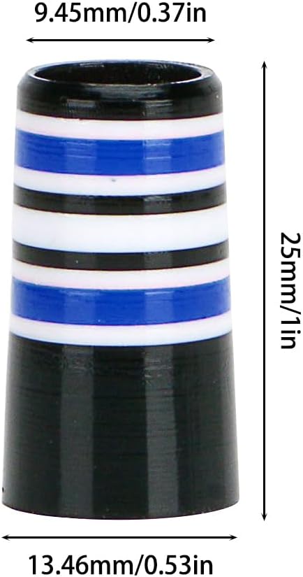 DONGKER Golf Iron Ferrules,10 PCS Golf Club Ferrules Golf Sleeve Ferrule Compatible 0.370'' Parallel Shaft