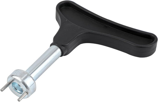 Spike Wrench for Golf Shoes, Iron Alloy Golf Shoes Replacement Spikes Tool with Comfortable Grip Golf Shoe Spike Softspikes Remover for Spike Shoes (Black)