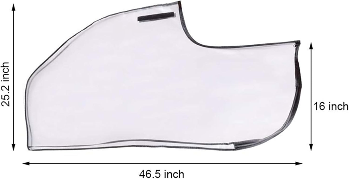 Transparent Golf Bag Rain Cover, Waterproof Rain Cover for Golf Bag