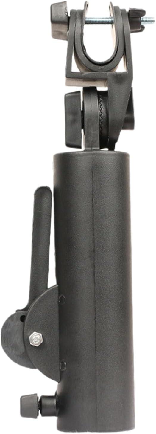 Adjustable Umbrella Stand Clamp - Double Lock Golf Cart Holder, Fits Beach Chair Mobility Scooter Wheelchair