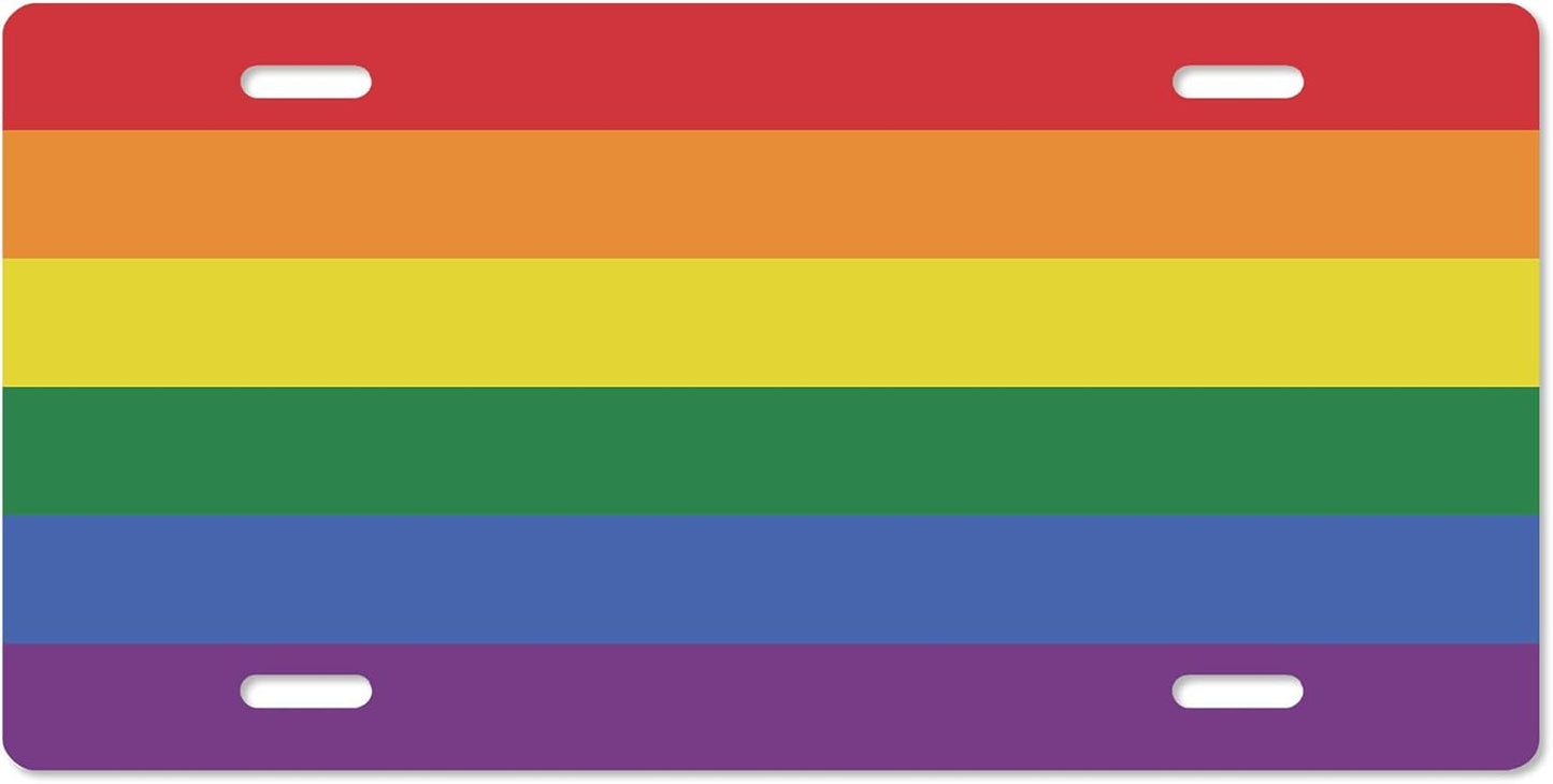 Unique Vanity License Plates | 16 Individual Designs | 3 Sizes (Automobile, Golf Cart, Motorcycle/Bike) | Made in U.S.A. | Custom Car Tags (Pride, Motorcycle/Bike (6" x 3"))