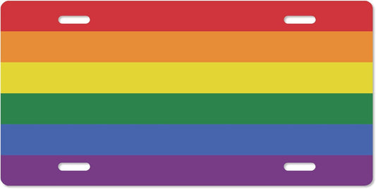 Unique Vanity License Plates | 16 Individual Designs | 3 Sizes (Automobile, Golf Cart, Motorcycle/Bike) | Made in U.S.A. | Custom Car Tags (Pride, Motorcycle/Bike (6" x 3"))