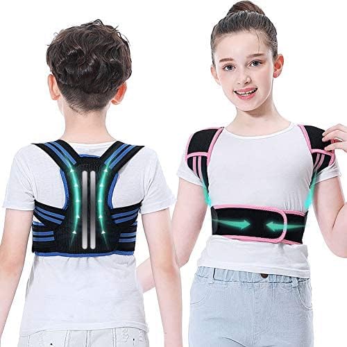 Lexniush Professional Posture Corrector for Kids and Teens, Effective Upper Back Posture Brace for Teenagers Boys Girls Spinal Support to Improves Slouch, Prevent Humpback, Relieve Back Pain