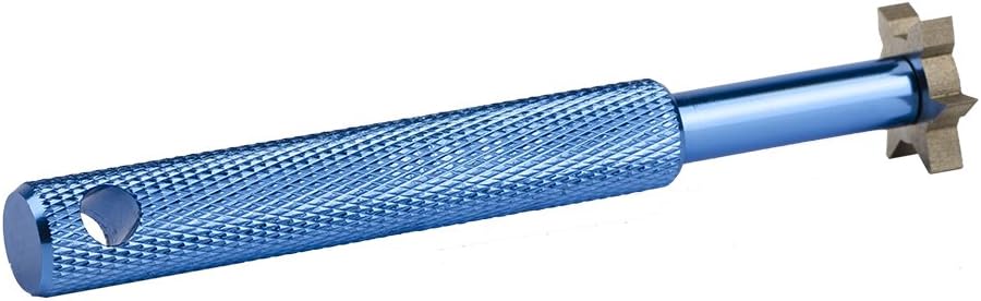 HIFROM Groove Sharpener with 6 Heads - Golf Club Groove Sharpener Re-Grooving Tool and Cleaner for All Irons Pitching Sand Lob Gap and Approach Wedges and Utility Clubs ¡­