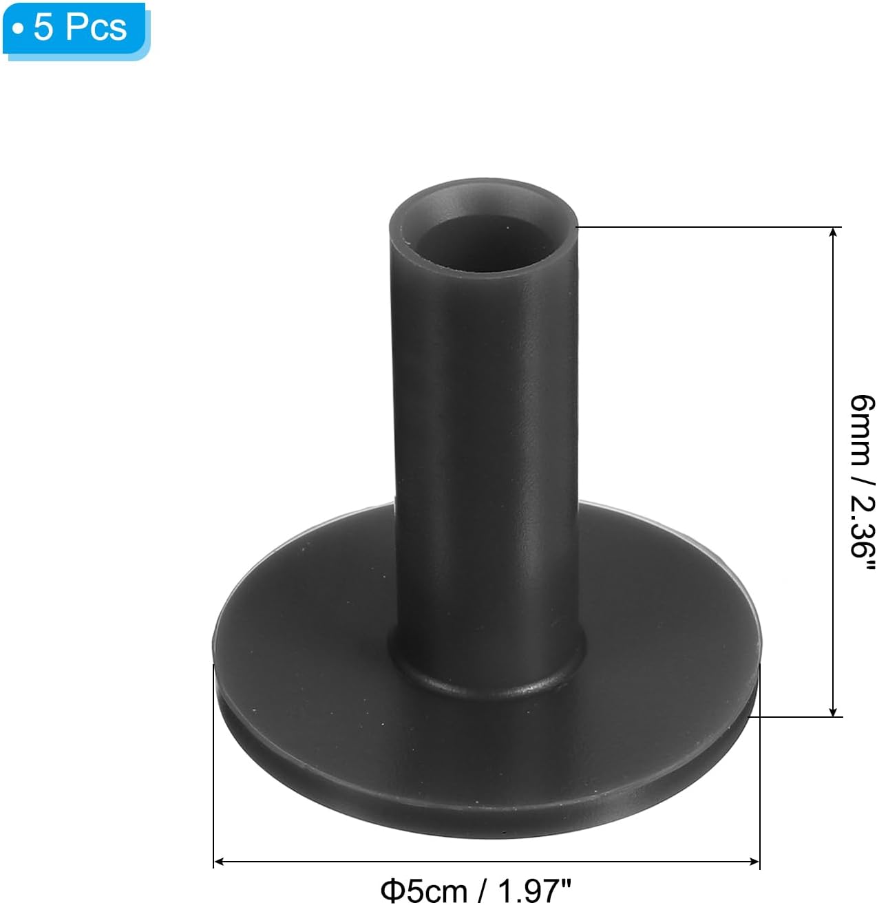 PATIKIL Rubber Golf Tees, Tall Practice Training Driving Range Tee Stable Ball Holder