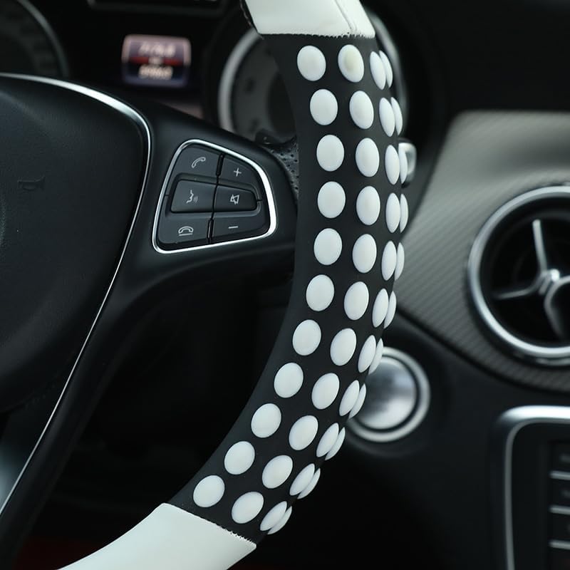 14 inch Golf Cart Steering Wheel Cover for Yamaha, Club Car DS & Precedent, 13.5 inch UTV Steering Wheel Covers,Universal Boat Steering Wheel Cover Non-Slip