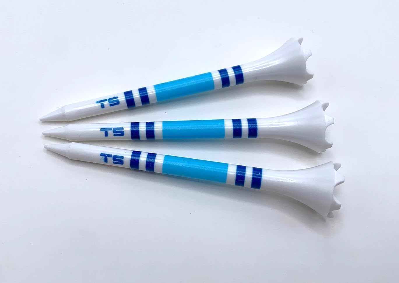 TRUESTRIKE Premium USA Golf Tees – 3¼" or 2¾" Durable Plastic Performance Tees (100 Pack) – Made in USA – Bulk Value Pack