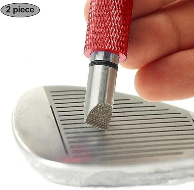 Golf Groove Sharpener,Golf Club Groove Sharpener,Groove Sharpener,Club Sharpener,Groove Sharpening Tool - Generate Optimal Backspin - Suitable for U & V-Grooves