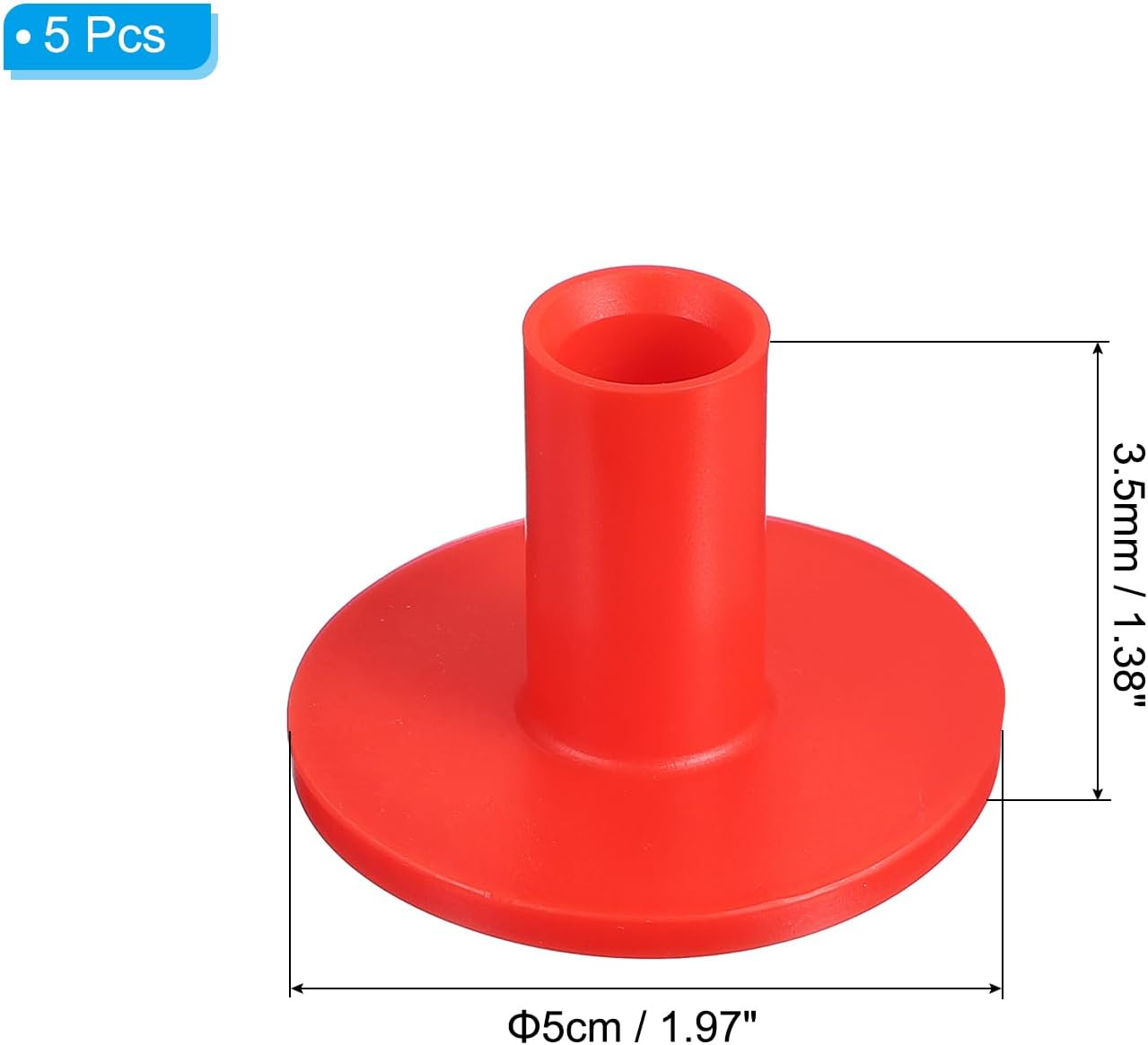 PATIKIL Rubber Golf Tees, Tall Practice Training Driving Range Tee Stable Ball Holder