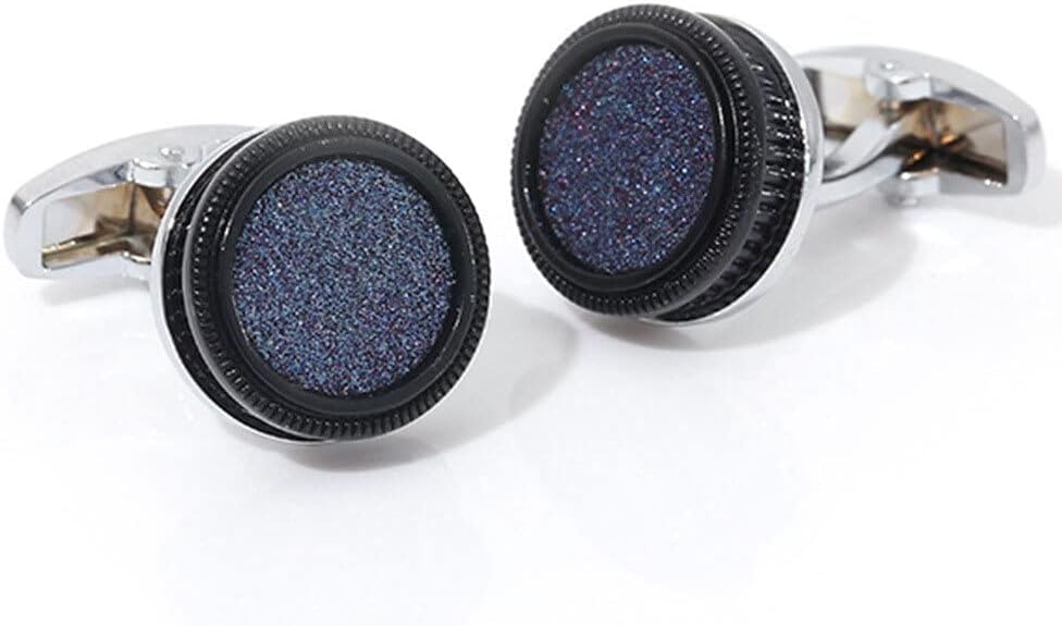 S&W Wedding Cufflinks for Men Cuffs with Gift Box Business for Tuxedo Shirts