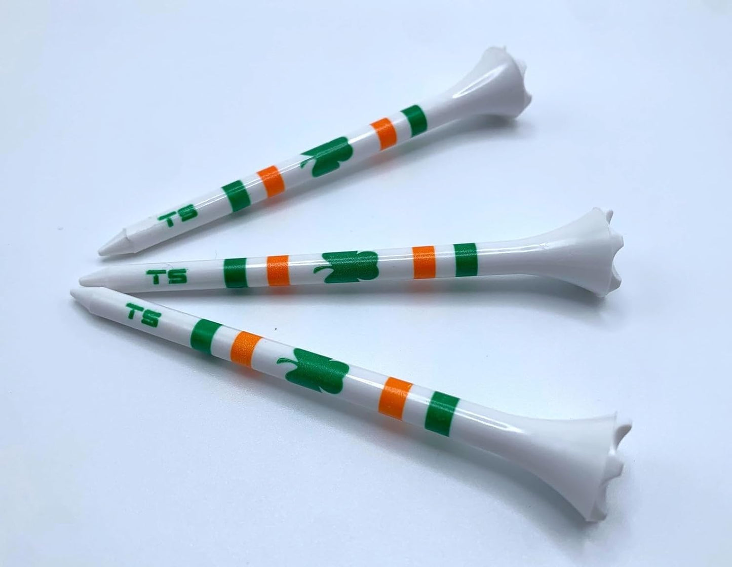 TRUESTRIKE Premium USA Golf Tees – 3¼" or 2¾" Durable Plastic Performance Tees (100 Pack) – Made in USA – Bulk Value Pack