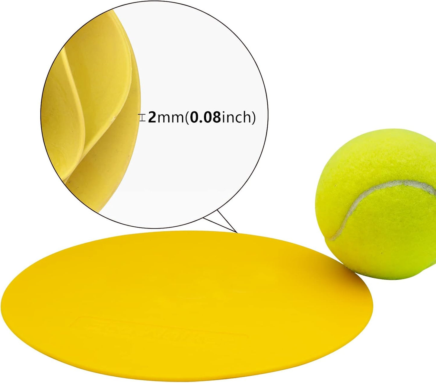 6inch Non-Skid Flat Cone Spot Markers for Sports Speed Agility Training
