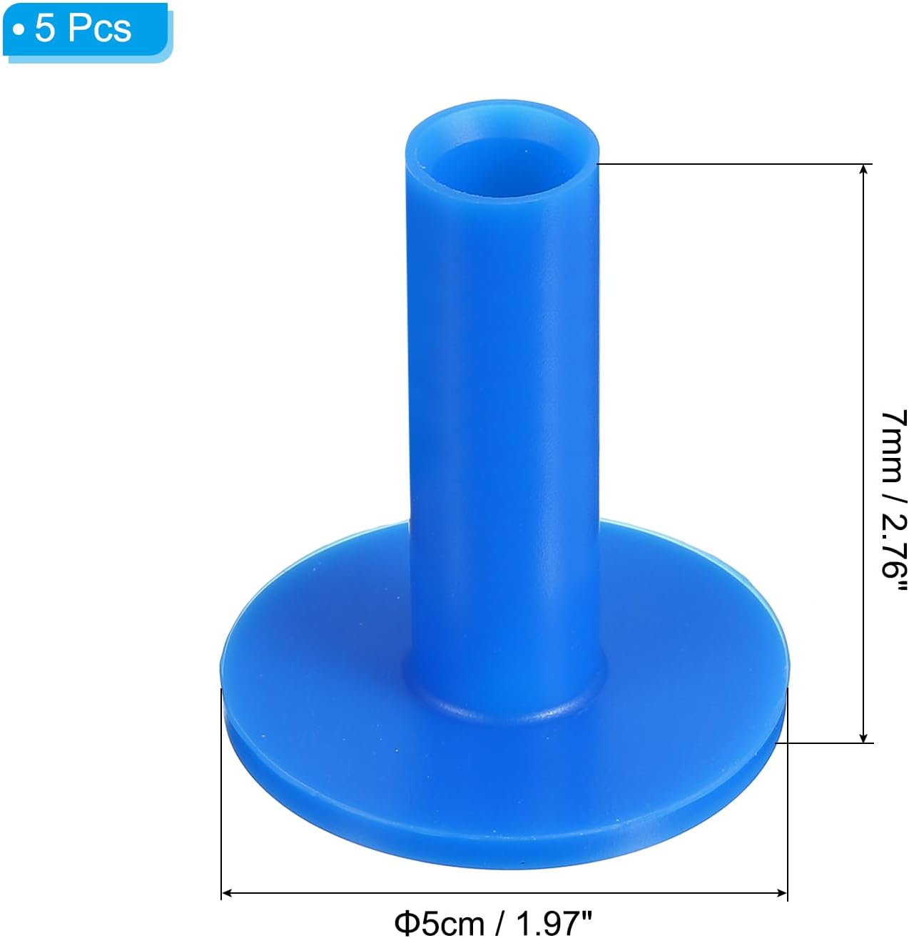 PATIKIL Rubber Golf Tees, Tall Practice Training Driving Range Tee Stable Ball Holder