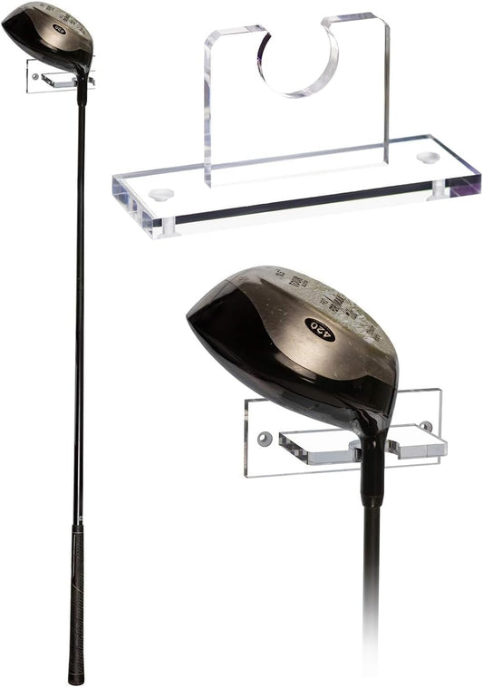 Better Display Cases Clear Acrylic Standard Single Golf Club Wall Mount Bracket
