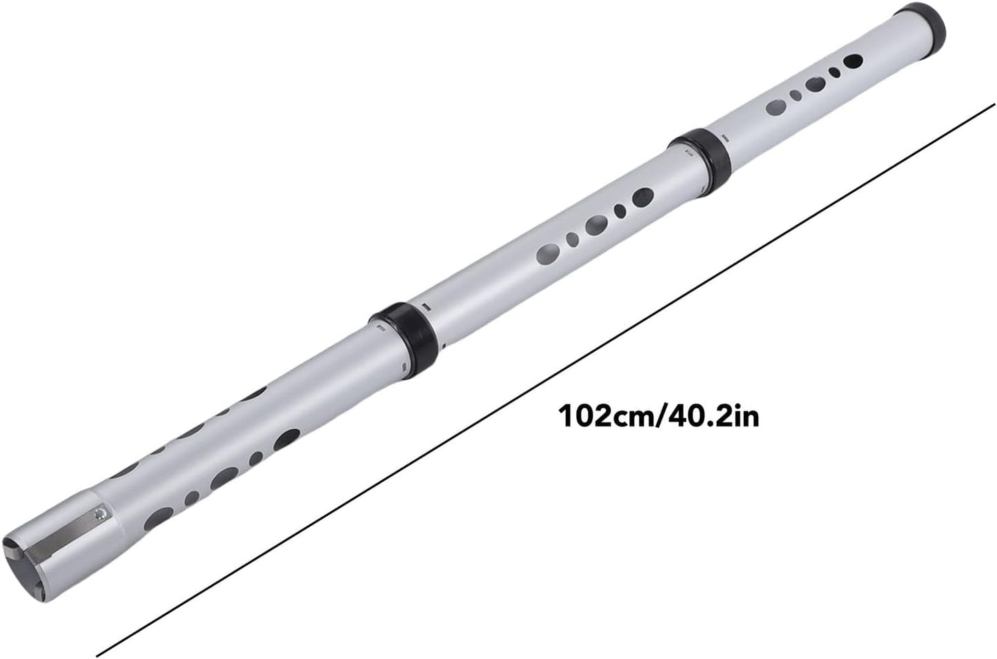 Keenso Golf Ball Picker Upper, Golf Ball Retriever Tennis Picker Pickup Tube Tubes Retriever Collector Aluminum Alloy 40.2 Inch 3 Section Detachable Upper