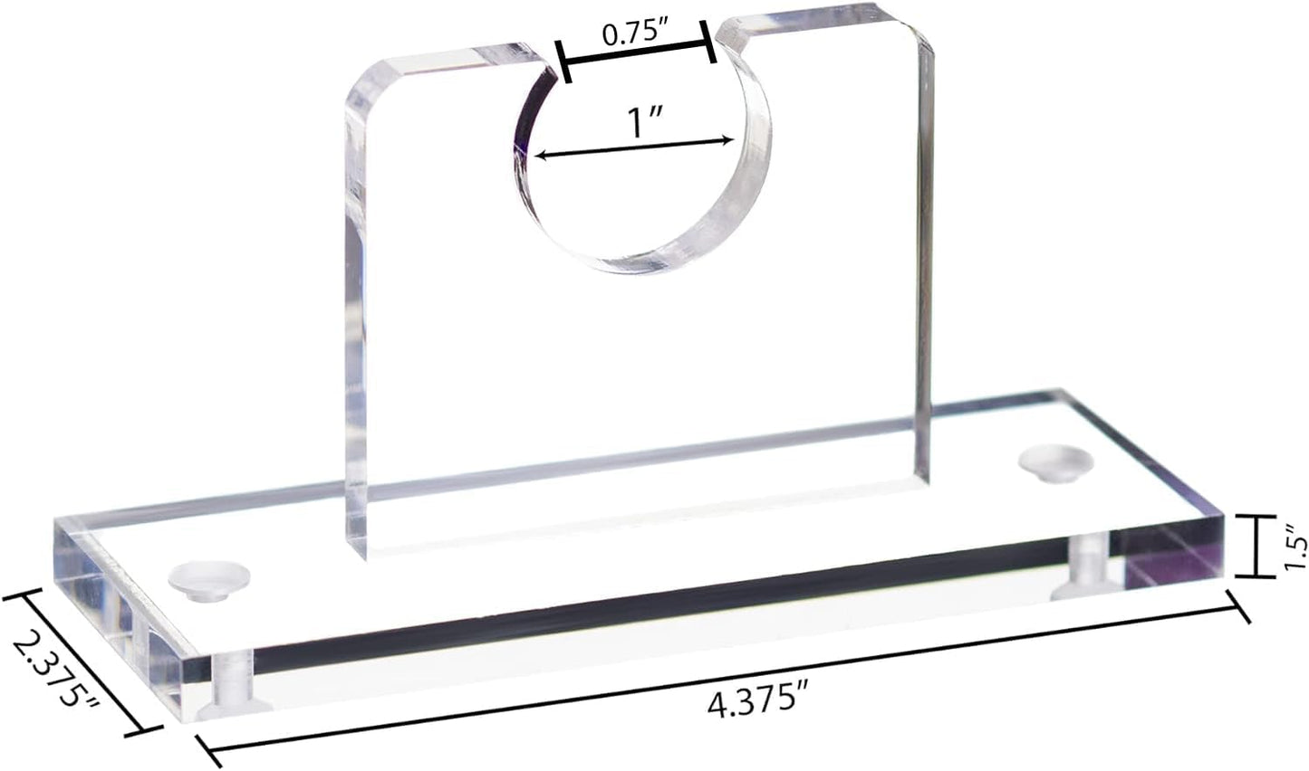 Better Display Cases Clear Acrylic Standard Single Golf Club Wall Mount Bracket