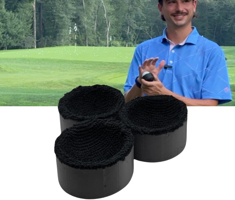 Lunas Ball Washer- 3 Pack - Golf Ball Cleaner for Golf Balls, Golf Cart Accessories for Cleaning Golf Ball, Compact Magnetic Golf Towel Golf Ball Washer for Golfers