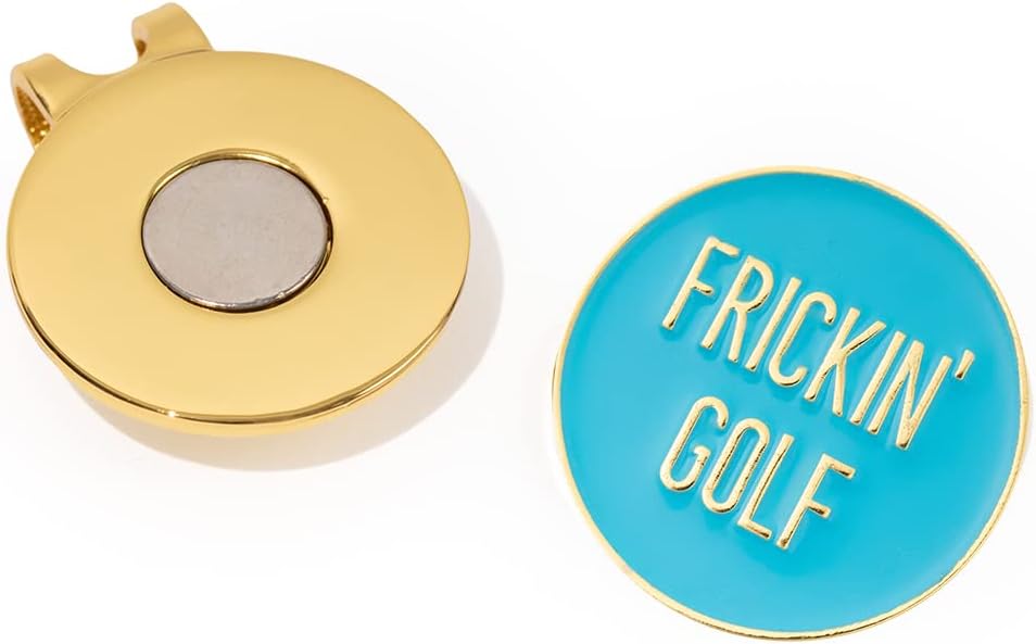 Birdie Girl Women's Golf Ball Marker Hat Clip, Magnetic Golf Ball Marker, Golf Bag Accessories