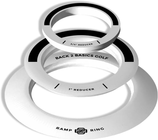 3-Piece Putting Ring Set, Putting Green Indoor Ramp Ring & Hole Reducers for Ultimate Precision Golf Practice, Usabe for Indoor Golf Hitting Mat & Putting Green Outdoor, Golfing Gifts for Men & Women