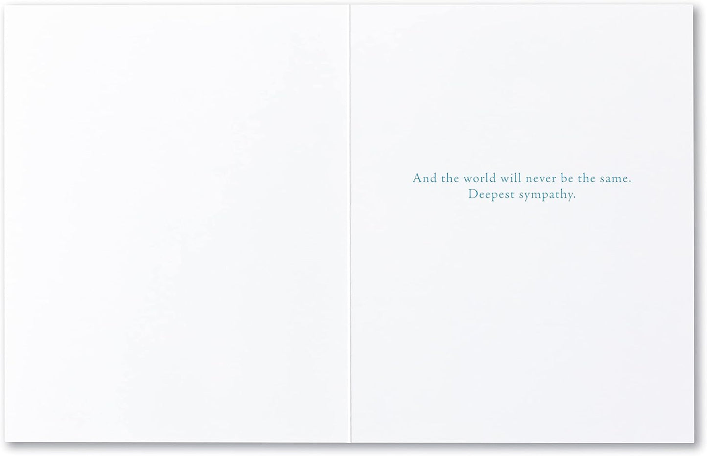 Compendium Positively Green 4-Pack of Sympathy Cards – They lived and laughed and loved… (Four Cards Total, One Design, with Envelopes)