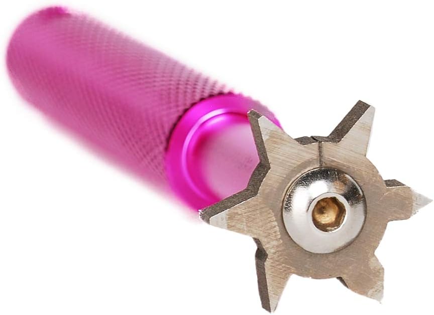 HIFROM Groove Sharpener with 6 Heads - Golf Club Groove Sharpener Re-Grooving Tool and Cleaner for All Irons Pitching Sand Lob Gap and Approach Wedges and Utility Clubs ¡­