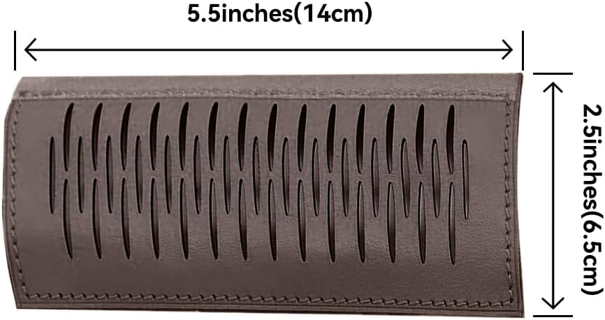 Jiesinlov 2Pcs Bag Handle Wrap Covers for Speedy 25 30 35,Vachetta Leather Grip Protector Strap,Stain and Abrasion Resistant(Coffee)