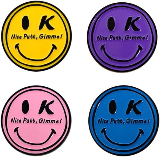 Funny & Unique Golf Ball Markers with Hat Clip – Food & Fun Icons – Perfect Golf Accessories & Gifts