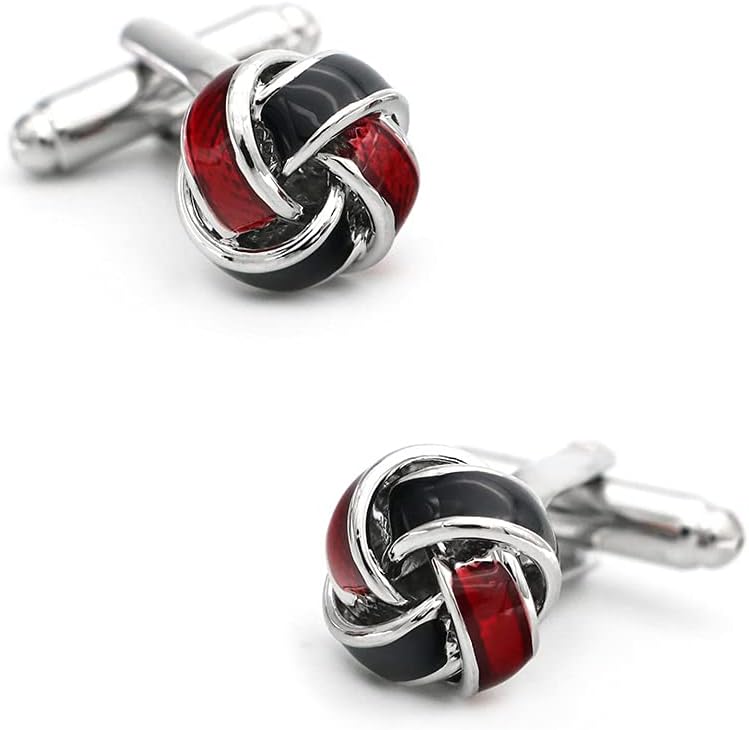 S&W Wedding Cufflinks for Men Cuffs with Gift Box Business for Tuxedo Shirts