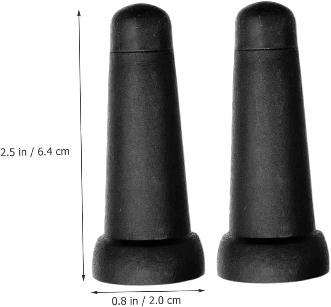 2pcs Umbrella Cover Replacement Rubber Tips Umbrella Top Cap Replacement Rubber Tips Repair s Cane s Caps Parasol Rainproof Travel Suite