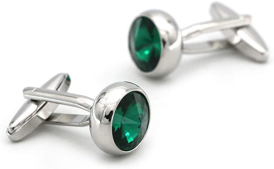 S&W Wedding Cufflinks for Men Cuffs with Gift Box Business for Tuxedo Shirts