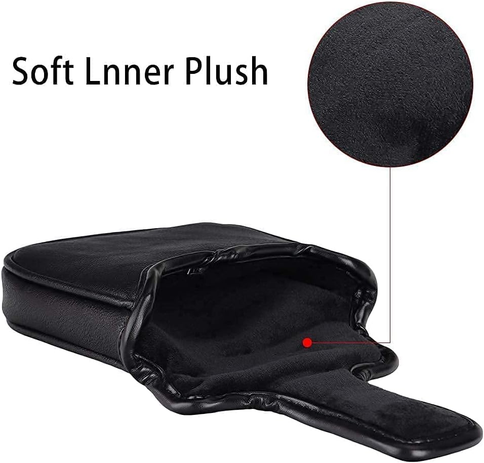 Big Teeth Golf Cover USA Stripe and Star Headcover Covers, Driver Fairway Wood Hybrid Headcovers Fits Blade Mallet Putter Iron and Woods with Magnetic Club Protector Pu Leather Golf Accessories