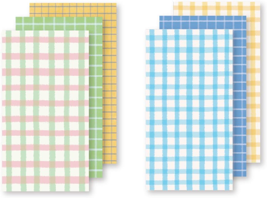 Monolike Triple Memopad Unmatched Friends Check 2P B Set