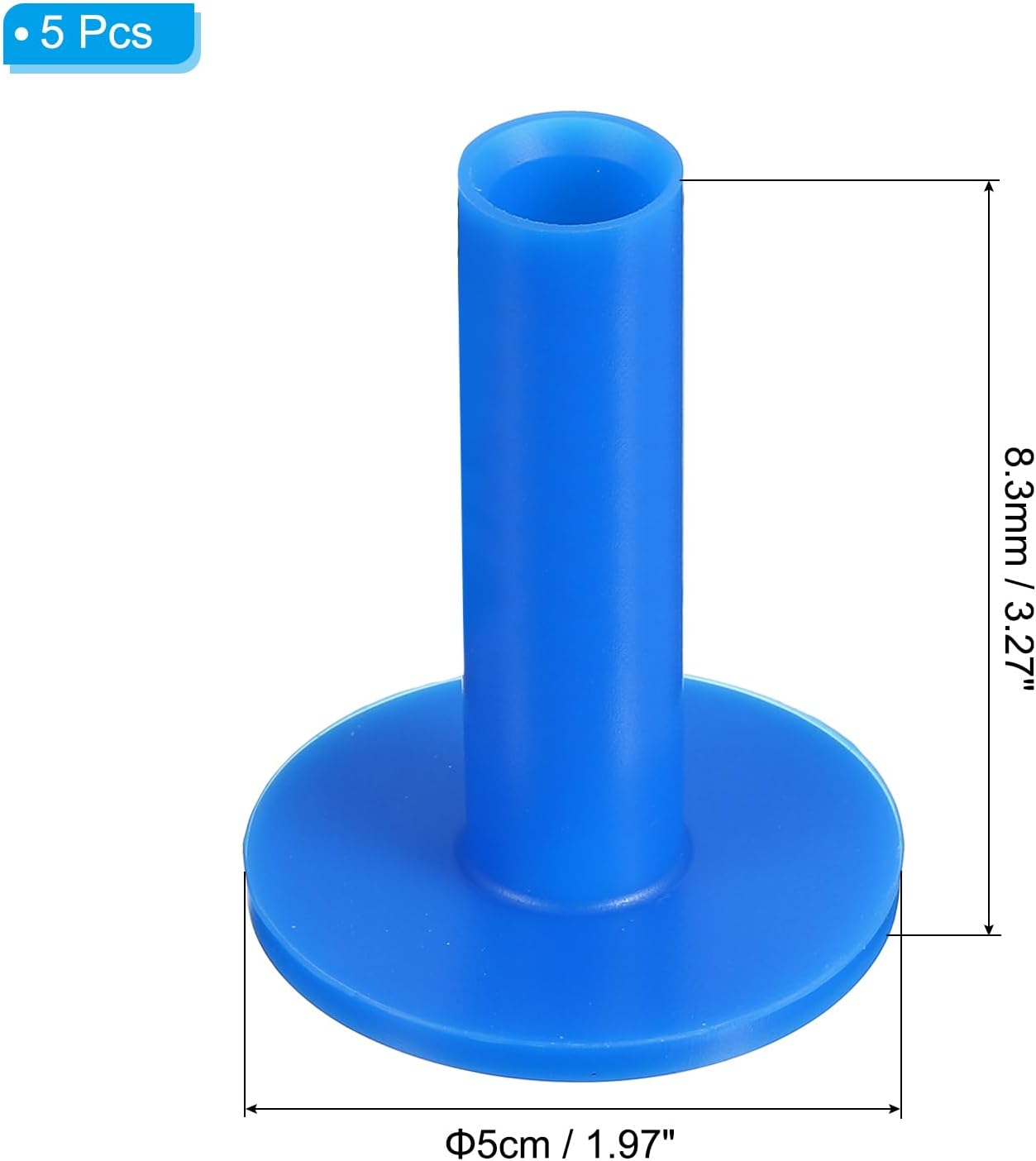 PATIKIL Rubber Golf Tees, Tall Practice Training Driving Range Tee Stable Ball Holder