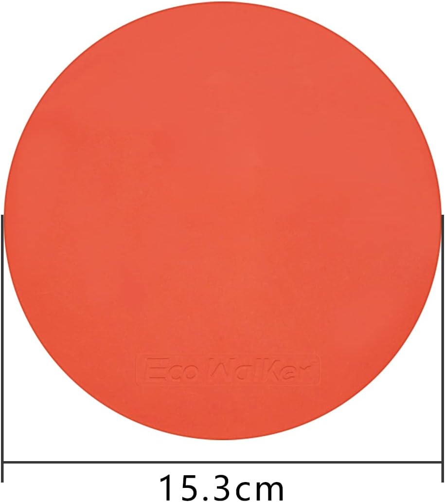 6inch Non-Skid Flat Cone Spot Markers for Sports Speed Agility Training