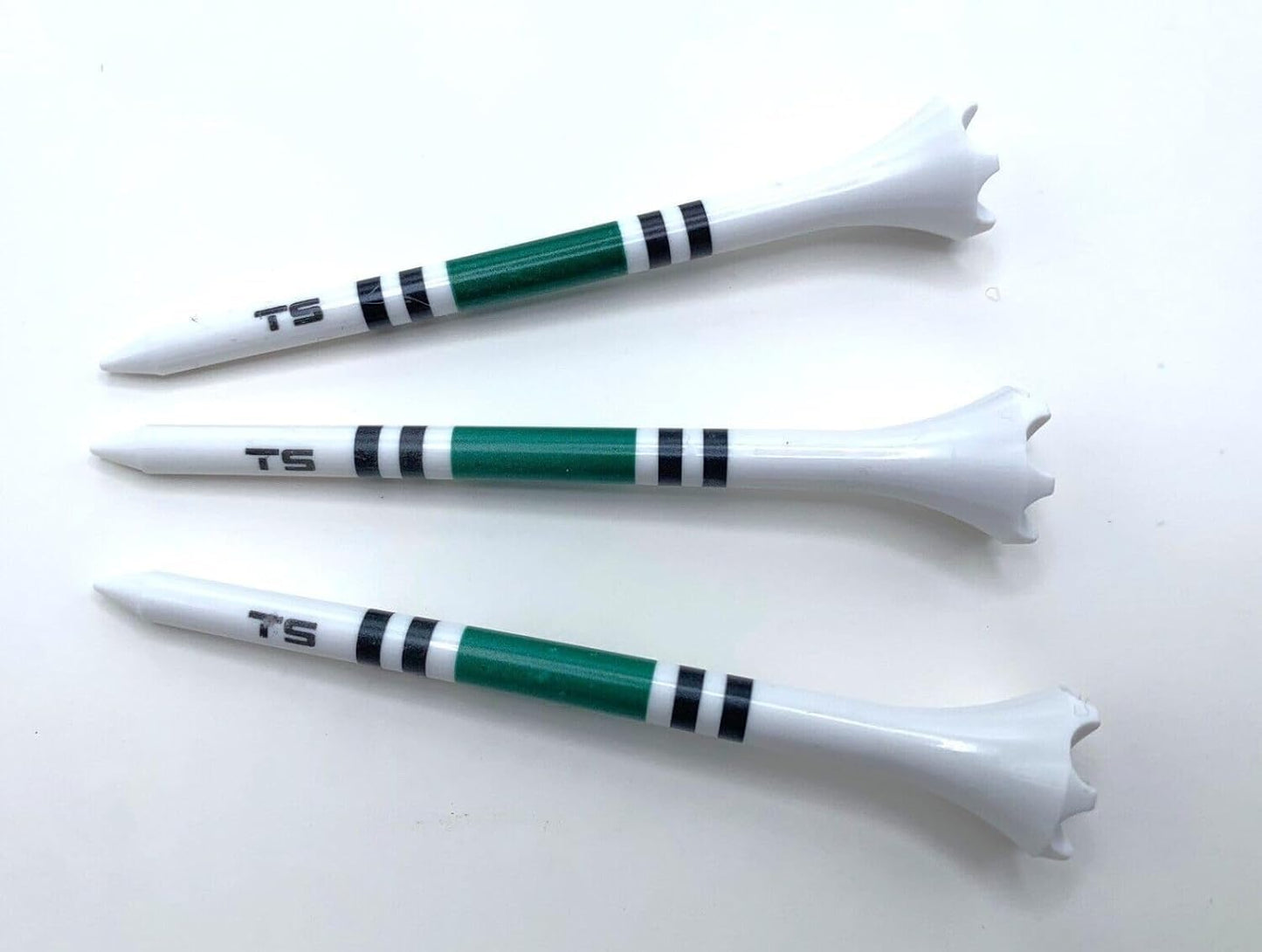 TRUESTRIKE Premium USA Golf Tees – 3¼" or 2¾" Durable Plastic Performance Tees (100 Pack) – Made in USA – Bulk Value Pack