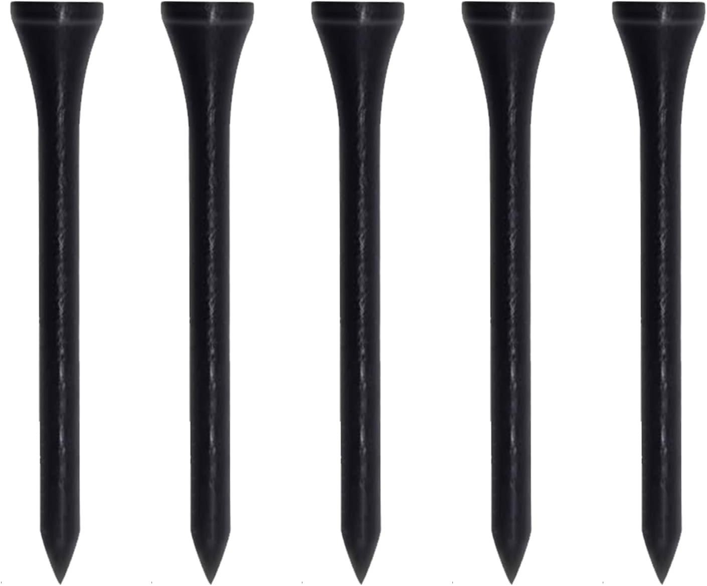 Wooden Golf Tees 3-1/4", 2-3/4", 1-1/2" Available,100 Count (Natural Color, White, Black, Blue, Red, Pink)