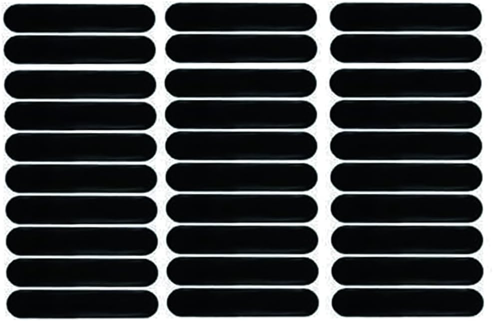 Golf Lead Tape Pickleball Lead Tape Adhesive Lead Sheet 30pcs 2.0×0.4in 3g,Golf Training Accessories|for Golf Iron Woods Putter or Tennis Racket Badminton Racket Weight Adjustment