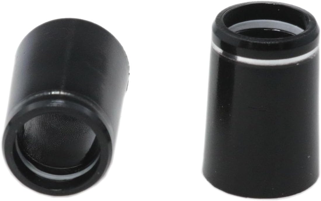yukata Black Golf Ferrules Golf Club Ferrules Golf Ring Golf Tapered Ferrules 0.335 Golf Club Parts for Most Brands of Irons 10PCS