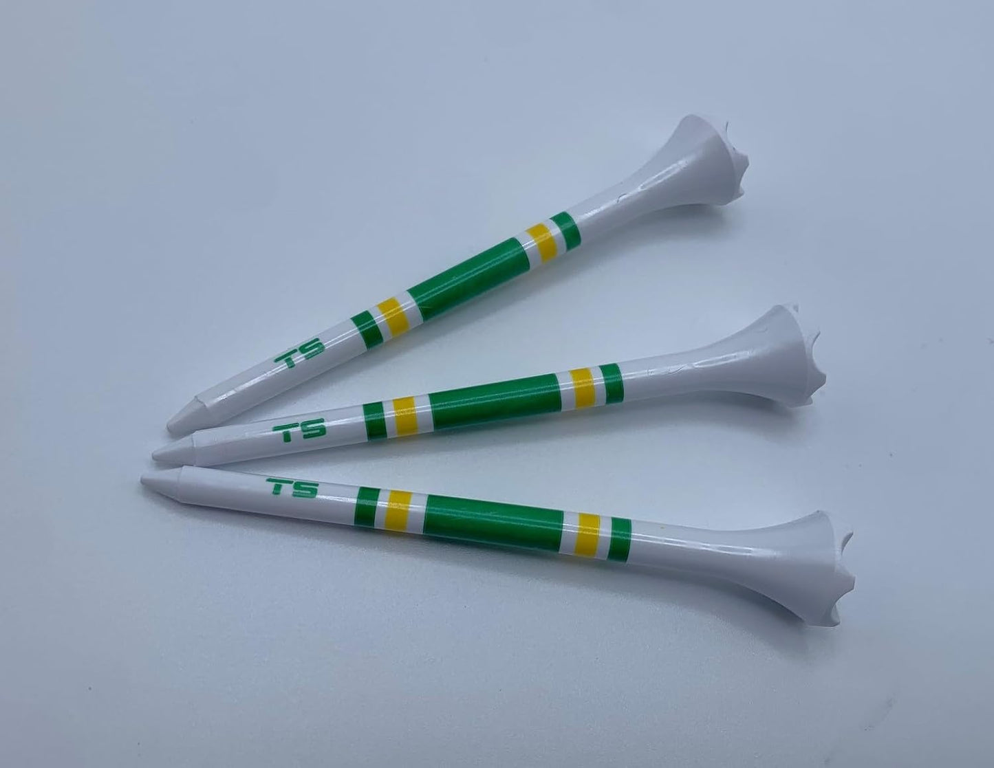 TRUESTRIKE Premium USA Golf Tees – 3¼" or 2¾" Durable Plastic Performance Tees (100 Pack) – Made in USA – Bulk Value Pack