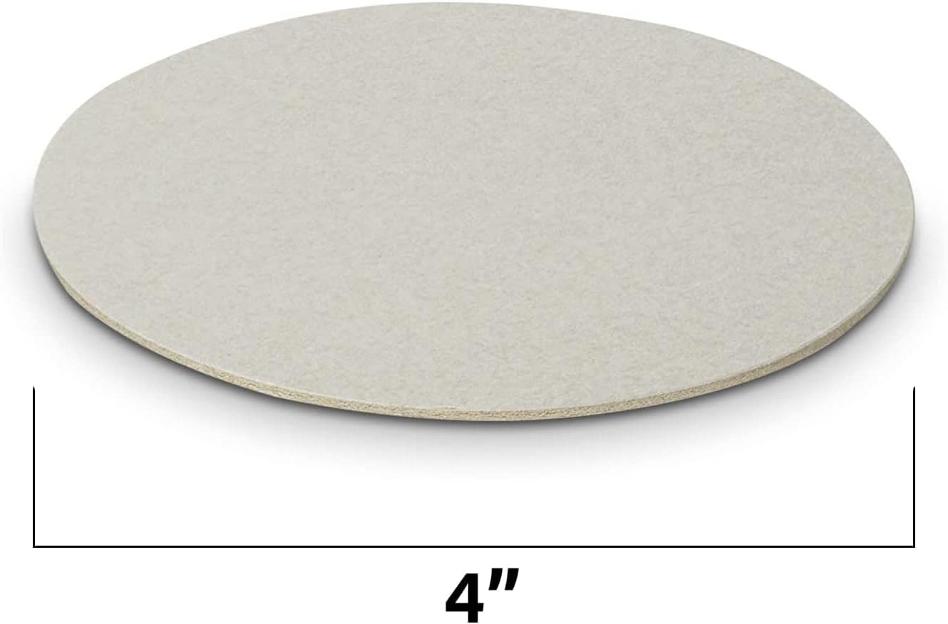 MT Products Off-White Round Paper Coasters for Drinks - 4” Blank Disposable Coasters (Pack of 1000) - Made in The USA