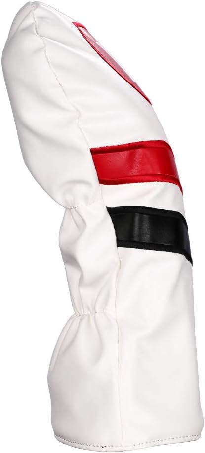 Golf Head Covers 3pcs Set, Driver Fairway Wood Headcovers, Vintage PU Headcovers for Golf Club