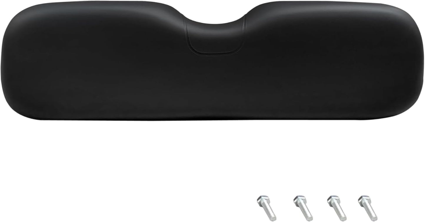 Huskey Parts Company Golf Cart Seat Cushion Set for Front Seat Lean Back & Bottom, Black Color for EZGO RXV 2008 and Up, Golf Cart Front Seat Replacement with Mounting Hardware & Hinges