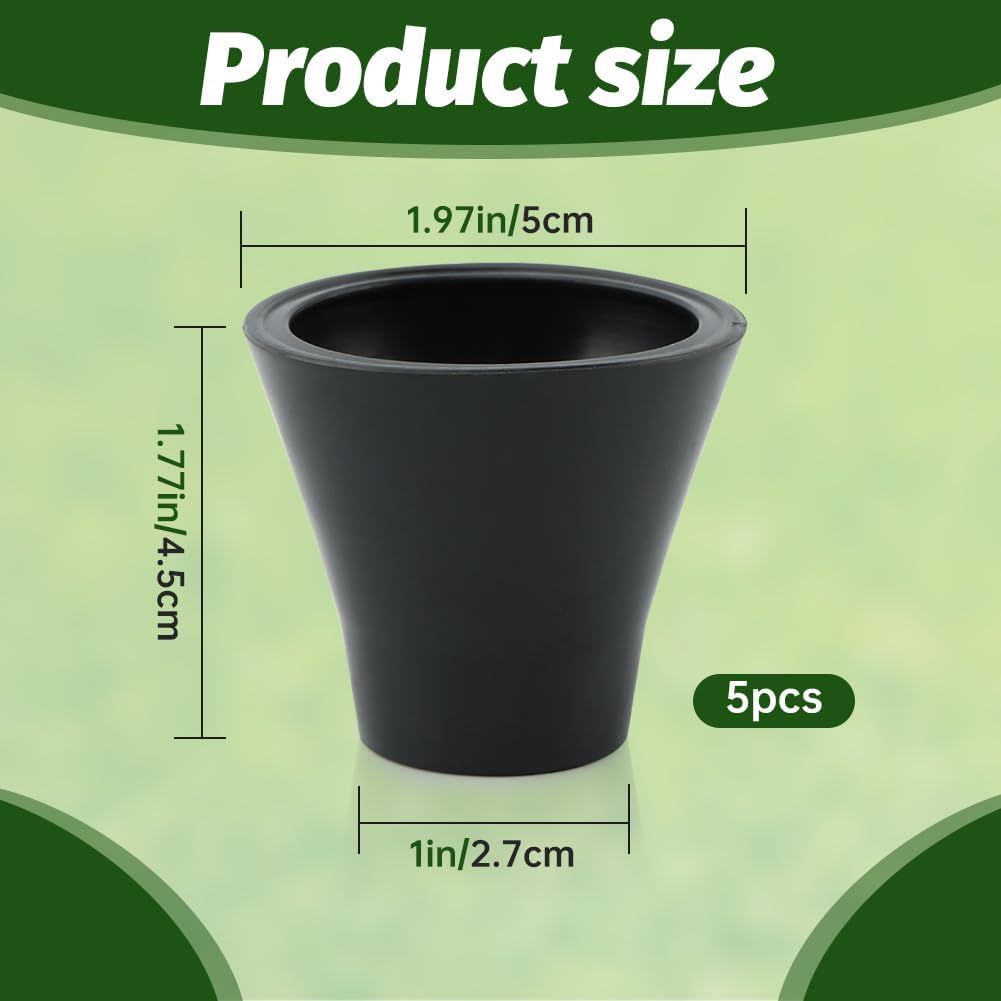 5pcs Golf Putter Ball Retriever, Quick-Install Golf Ball Grabber Portable Suction Cup for Putter Grip and and Swing Handle, GOL-f Bal-l Pick Up Tool