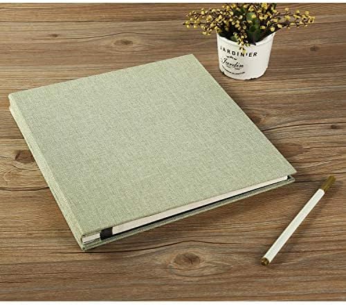 Vienrose Large Photo Album Self Adhesive for 4x6 5x7 8x10 Pictures Scrapbook Album DIY Scrap Book 40 Sticky Pages with A Metallic Pen